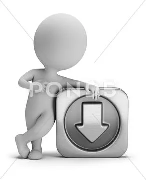 3d small people - download Stock Illustration