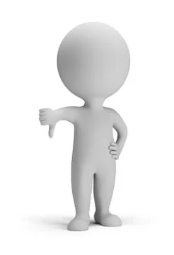 3d small people - no Stock Illustration