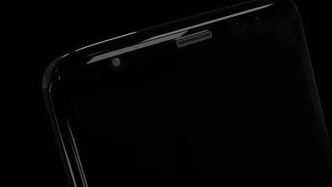 3d Smartphone animation with black background Stock Footage 113672609