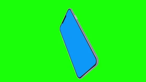 3D Smartphone animation, chroma key for app promotional element Stock Footage 262191233