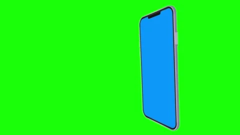 3D Smartphone animation, chroma key for app promotional element Stock Footage 262556840