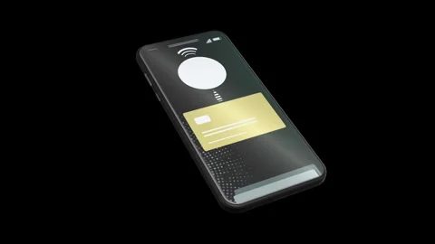 3D smartphone animation visualizing a failed payment confirmation, representing Stock Footage 328703870