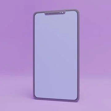 3d smartphone icon render illustration Stock Illustration