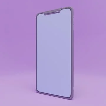3d smartphone icon render illustration Stock Illustration