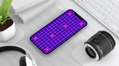 3D Smartphone Template After Effects stock