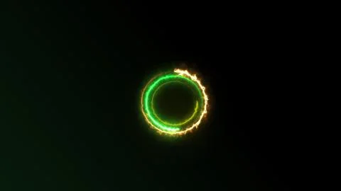 3D smoke supernova explosion effect isolated on black background for logo Stock Illustration