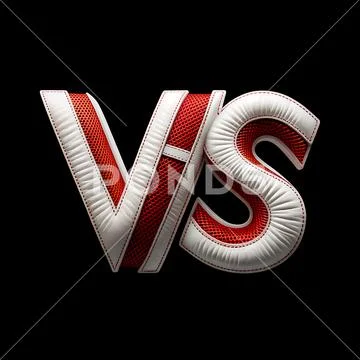 3d sneaker style vs icon with white leather and red mesh texture, streetwear PSD Template