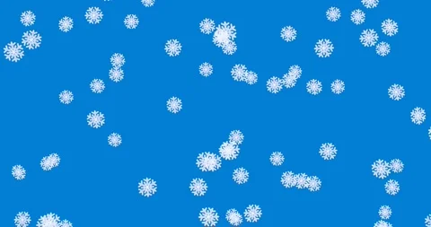 3d snowflakes animation with alpha channel Stock Footage 148368797