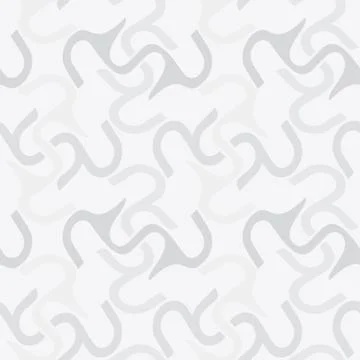 3d soft seamless geometric pattern in white and gray colors Stock Illustration