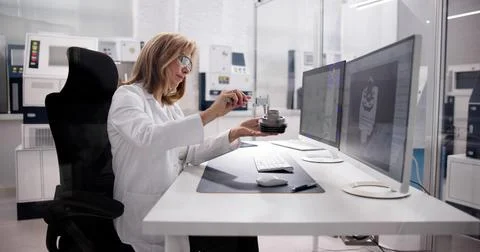 3D Software Engineer Developing Computer Engineering 스톡 사진