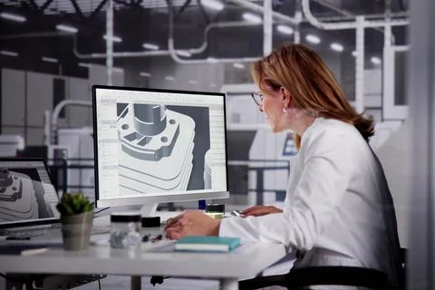 3D Software Engineer Developing Computer Engineering Foto stock
