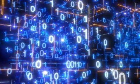 A  3d Software, web development, programming concept. Abstract Programming Stock-Illustration