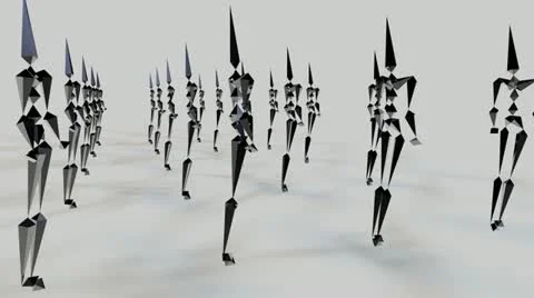 3D soldiers Stock Footage 18197114