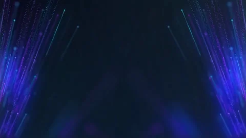 3D Space Background With Animated Glowing Photons 動画素材 265238271