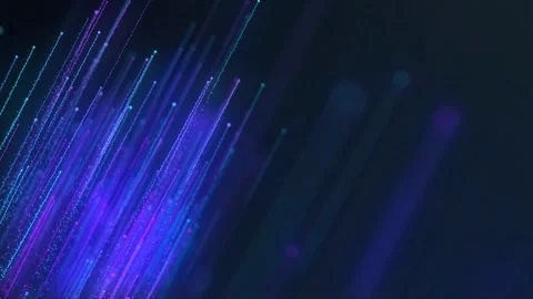 3D Space Background With Glowing Exerting Photons Vídeos de archivo 265238239