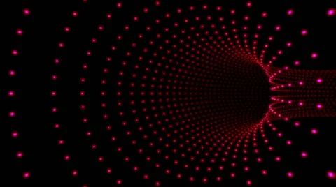 3d space flight through the tube 스톡 동영상 64382751