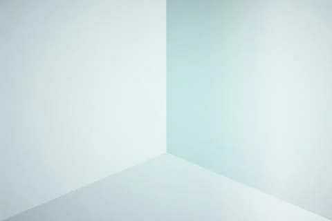 3D space made by folding paper. Stock Photos