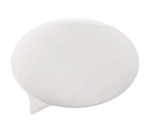 3d Speech Bubble Vector Illustration Illustrazione stock