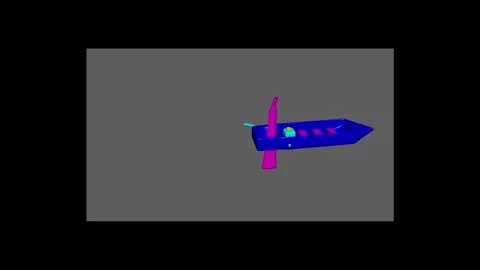 3D Speed Boat Stock Footage 345657343