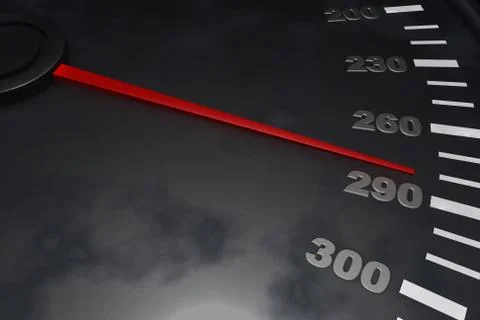 3d speedometer Illustration