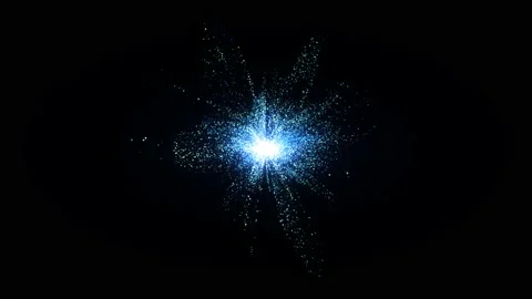 3d Sphere abstract. Swirls pattern. Dotted lines. Neon glow particles. 4k 60fps. Stock Footage 211092837