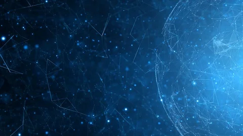 3d sphere on artificial intelligence background Stock Footage 127395625