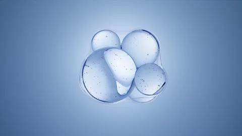 3D sphere bubble combine natural. Stock Illustration