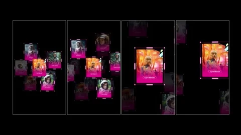 3D Sphere Carousel After Effects stock