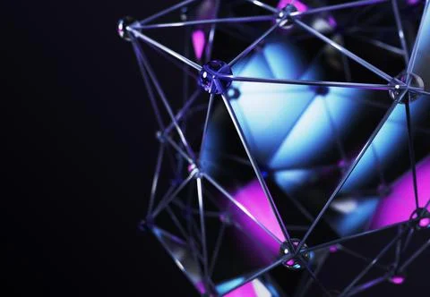 3d sphere dot line wireframe background. Polygonal mesh of metal, clear diamonds 스톡 일러스트