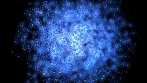 3d sphere explosion, seamless looping Stock Footage 74009872