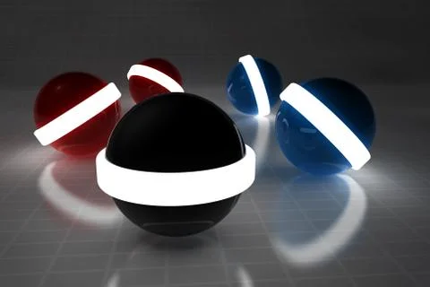 3d sphere Stock Illustration