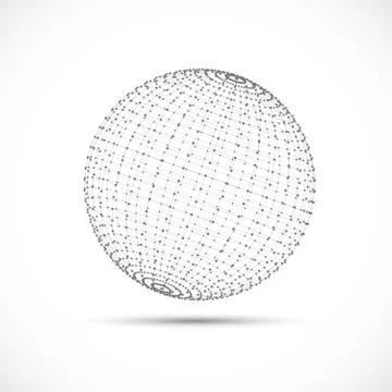 3D sphere Stock Illustration
