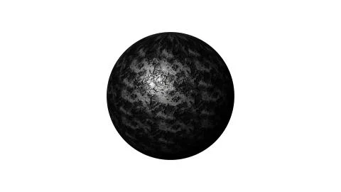 3D sphere isolated over a white background Stock Illustration