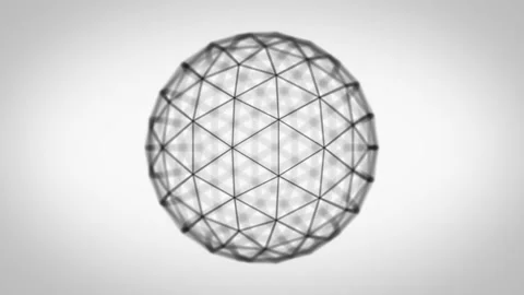 3d Sphere Model Spinning For Corporate Business Graphic Stock Footage 196976185