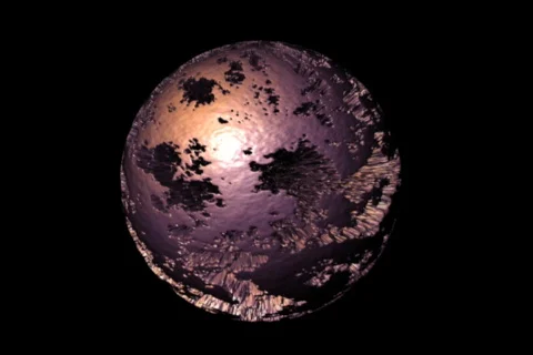 3D sphere spinning Video stock 110543