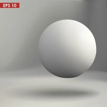 3d sphere vector illustration Stock Illustration