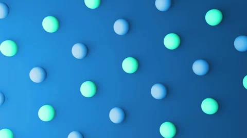 3d spheres gradient background. VJ Seamless loop background. Stock Footage 96057821