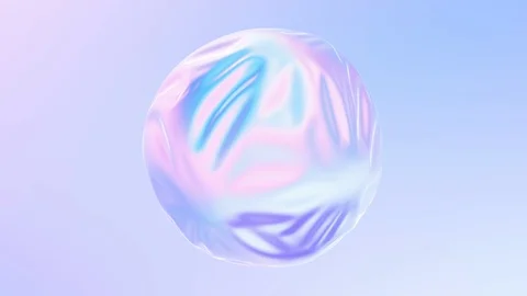 3D spheres inside liquid shape looped 3D animation Stock-Footage 126011914