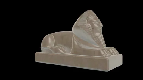 3D Sphinx Video stock 27413235