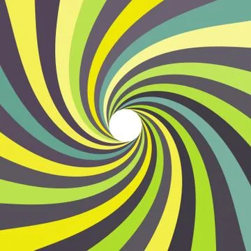 3d spiral abstract background. Optical Art. Vector illustration Illustrazione stock