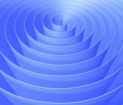 3D spiral , digital abstract background pattern Stock Illustration