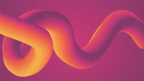 3D Spline Lines Animated Background. Twirl Lines. 4K Stock Footage 275346578