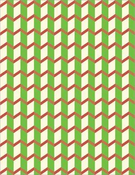 3D Square Geometric Pattern Vector Illustration with Modern Abstract Design Stock Illustration