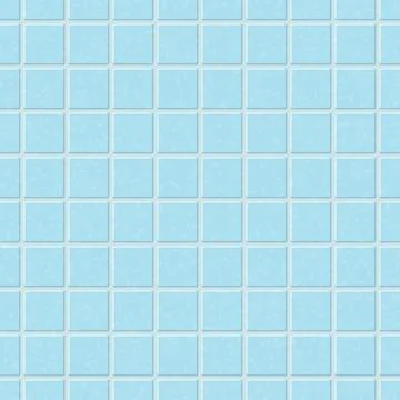 3d square tile mosaic seamless pattern light blue color background graphic .. Stock Illustration