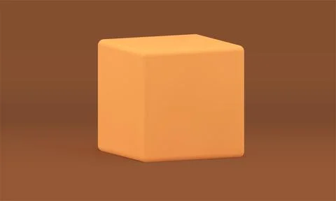 3d squared podium cube geometric stage product presentation studio background Stock Illustration