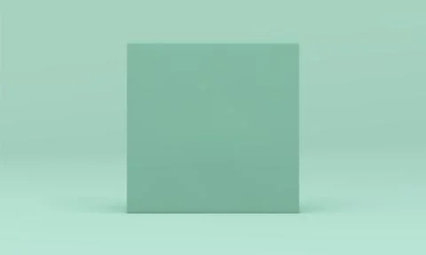3d squared wall vertical base foundation decor element geometric design rea.. Illustrazione stock
