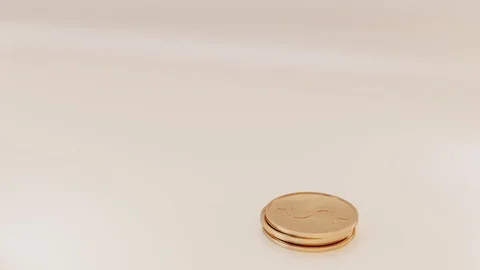 3D stack of coins is growing Vídeo Stock 122150986