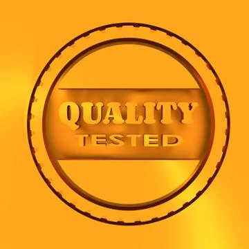 3D stamp icon Stockillustratie