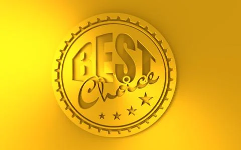 3D stamp icon Stock Illustration