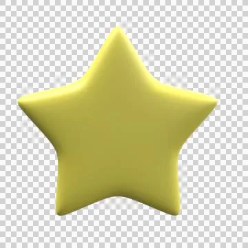 3D star. 3d rendering illustration.	 Stock Illustration